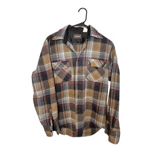 Vintage campus studio flannel